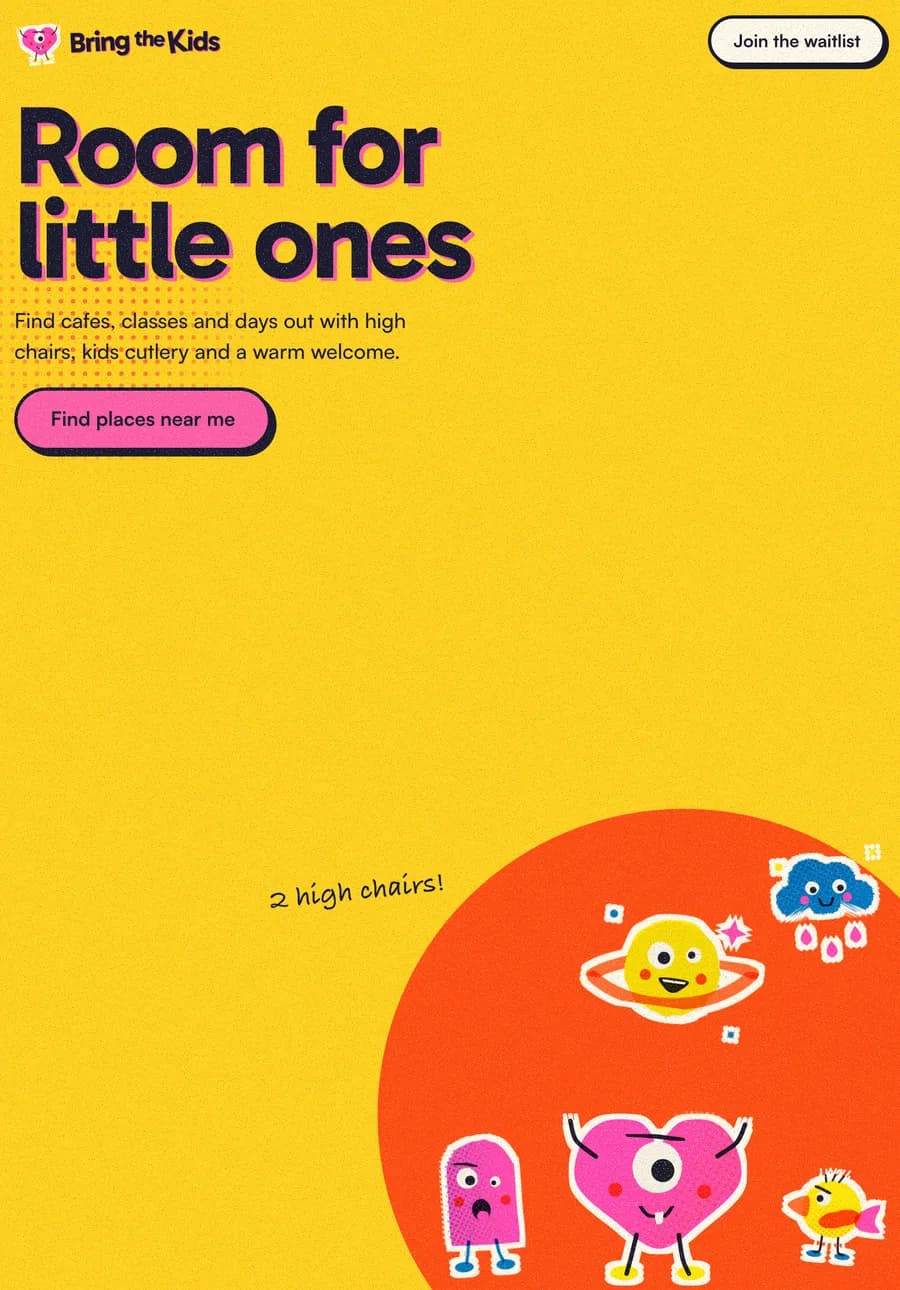 Bring the Kids on a tablet