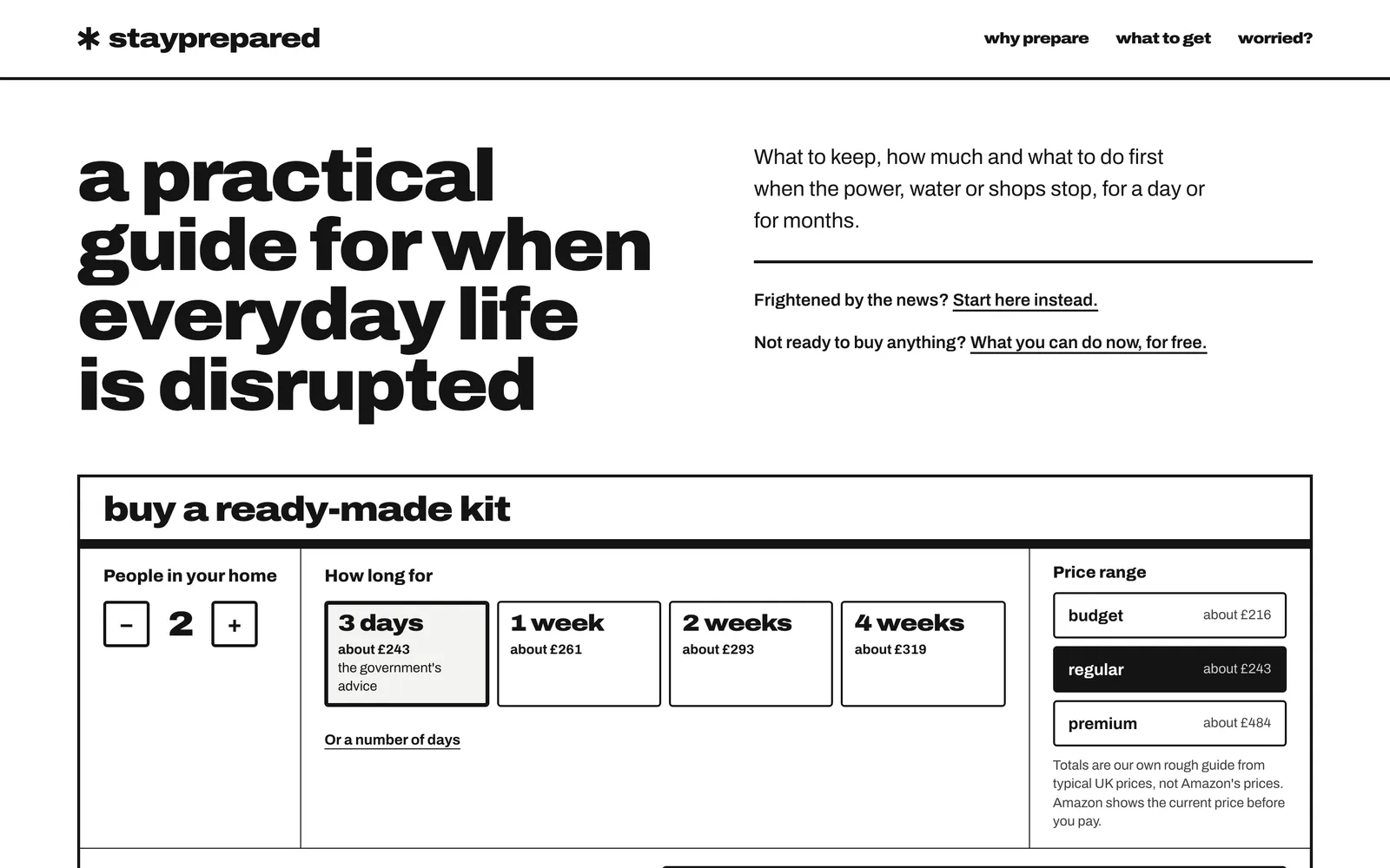 Stay Prepared on a laptop