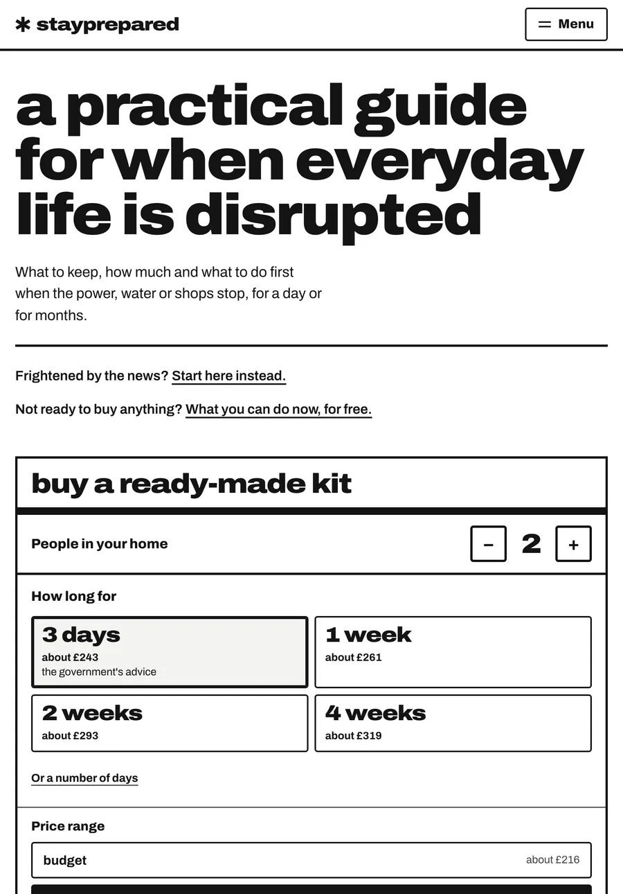 Stay Prepared on a tablet